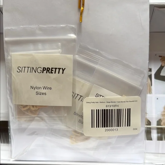 Sitting Pretty 16” Beige Blonde Halo - Picture 3 of 4